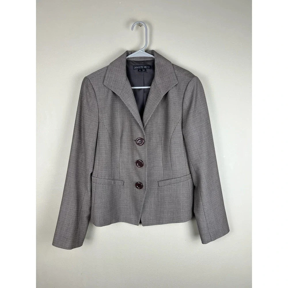 Lafayette 148 New York Women’s Blazer 100% Wool Size 8